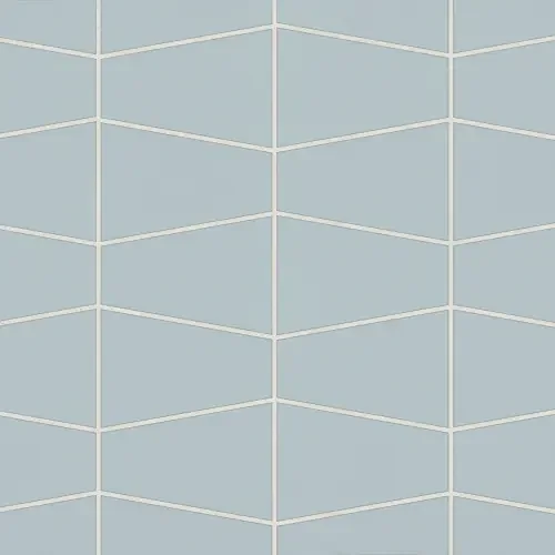 Misty Blue · trapezoid mosaic product sample