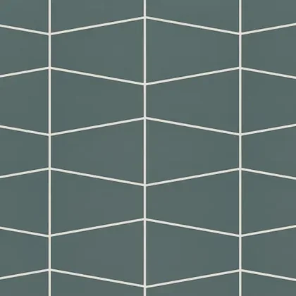 Ocean Teal · trapezoid mosaic product sample