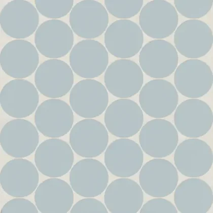 Misty Blue · 2-inch penny round mosaic product sample