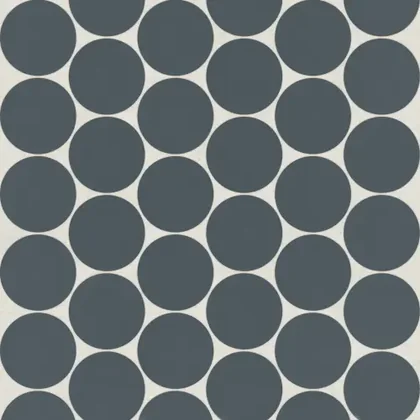 Midnight Tide · 2-inch penny round mosaic product sample