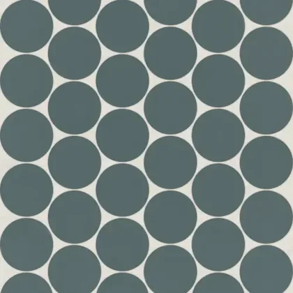 Ocean Teal · 2-inch penny round mosaic product sample