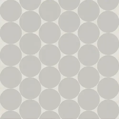 Pebble Gray · 2-inch penny round mosaic product sample