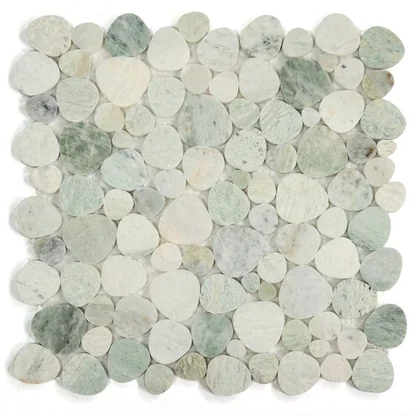Green · polished stone mosaic product sample