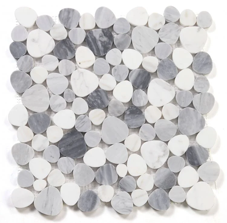 Calacatta Grey · honed stone mosaic product sample