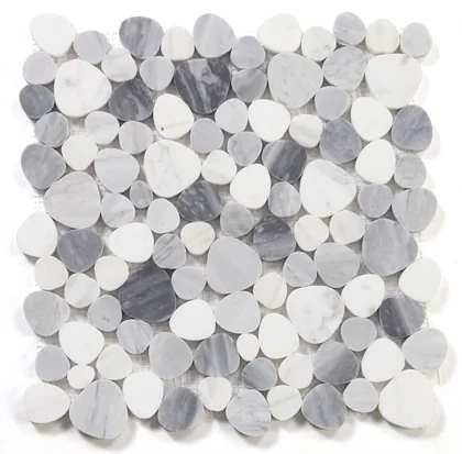 Calacatta Grey · honed stone mosaic product sample
