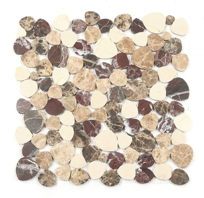Burgundy Brown · honed stone mosaic product sample