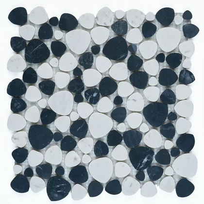 Panda · honed stone mosaic product sample