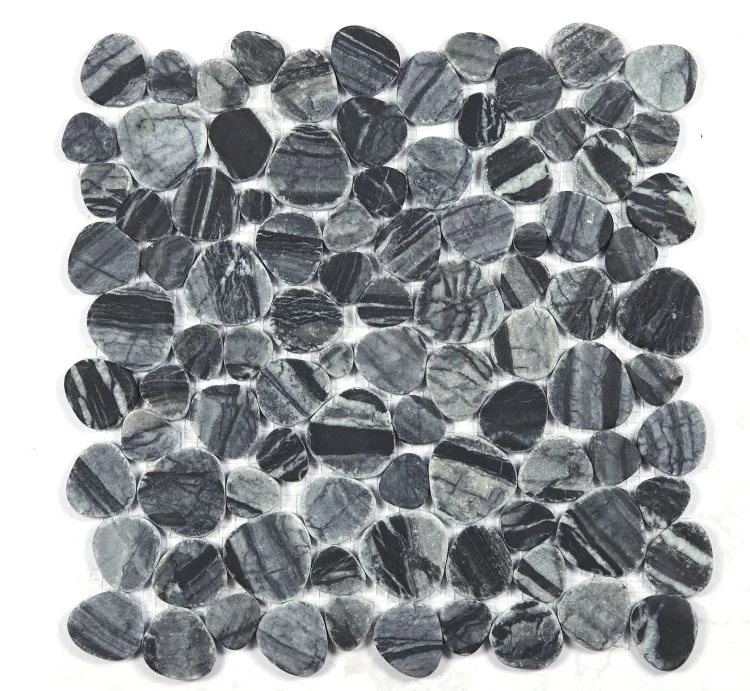 Dark Grain · honed stone mosaic product sample