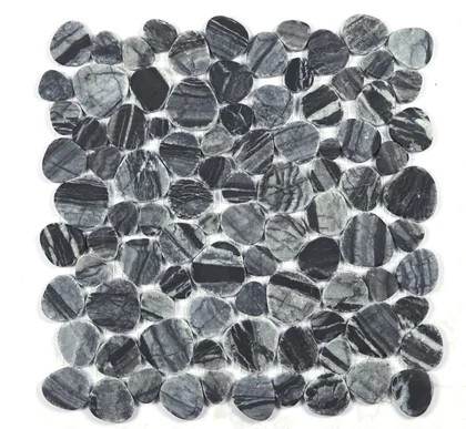 Dark Grain · honed stone mosaic product sample