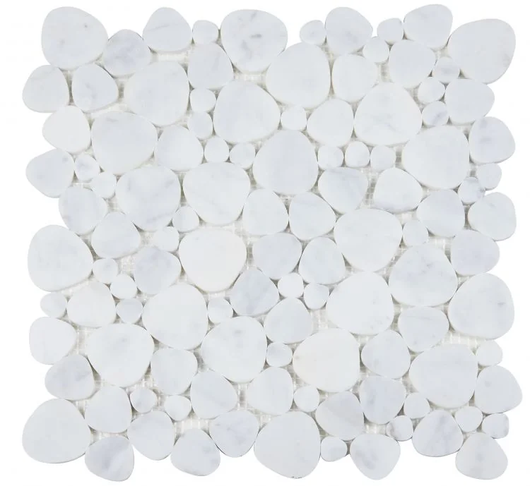 Carrara · polished stone mosaic product sample