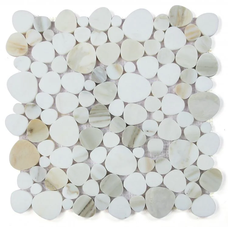 Calacatta Gold · polished stone mosaic product sample