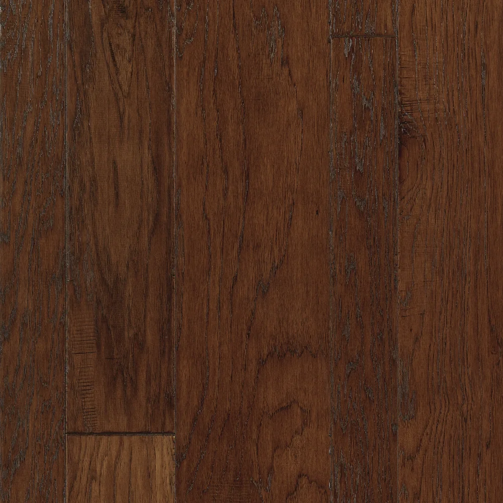 Coffee Hickory · Weathered Portrait engineered wood product sample