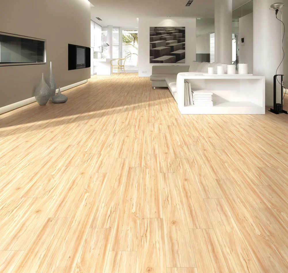 DUNE · Pacific Acres rigid core vinyl — product room photograph