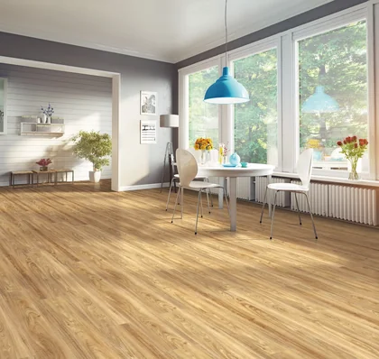 DUCHESS · Regal Heights rigid core vinyl — product room photograph