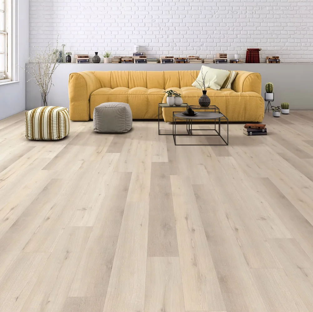 CHALET · Royal Oaks rigid core vinyl — product room photograph