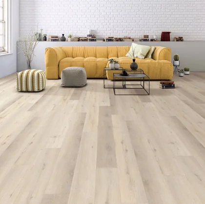 CHALET · Royal Oaks rigid core vinyl — product room photograph