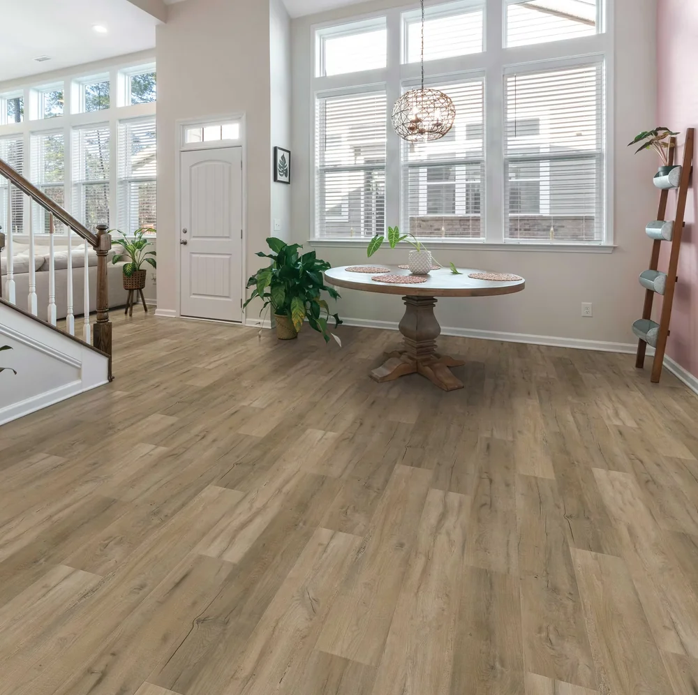 ASPEN · Infinity glue-down vinyl — product room photograph