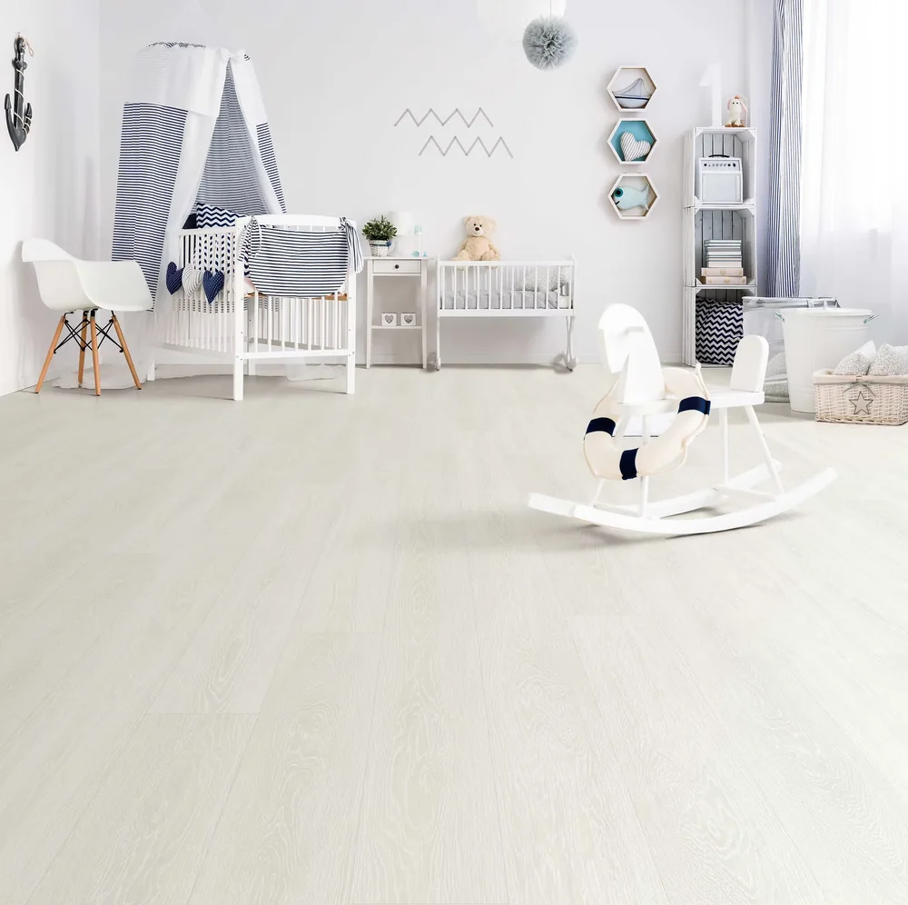 DAISY · Infinity glue-down vinyl — product room photograph