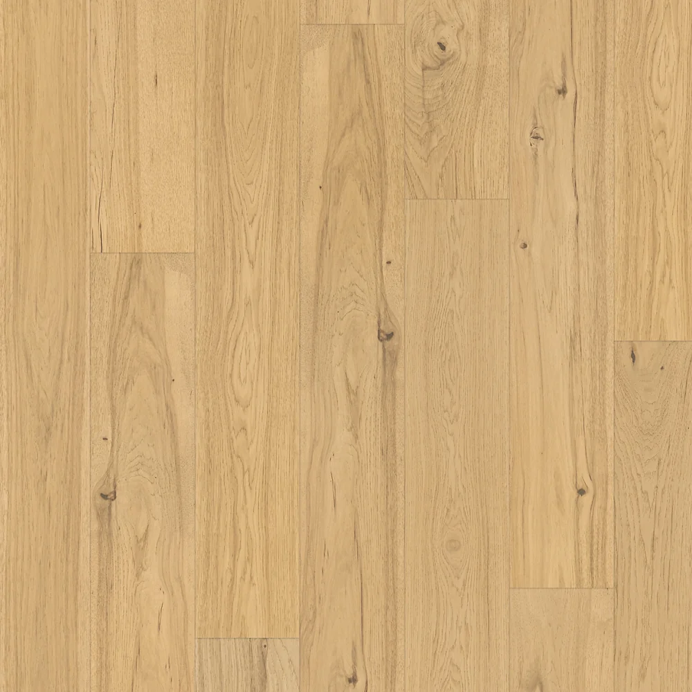 Pale Honey Hickory · Cascade Hills engineered wood product sample