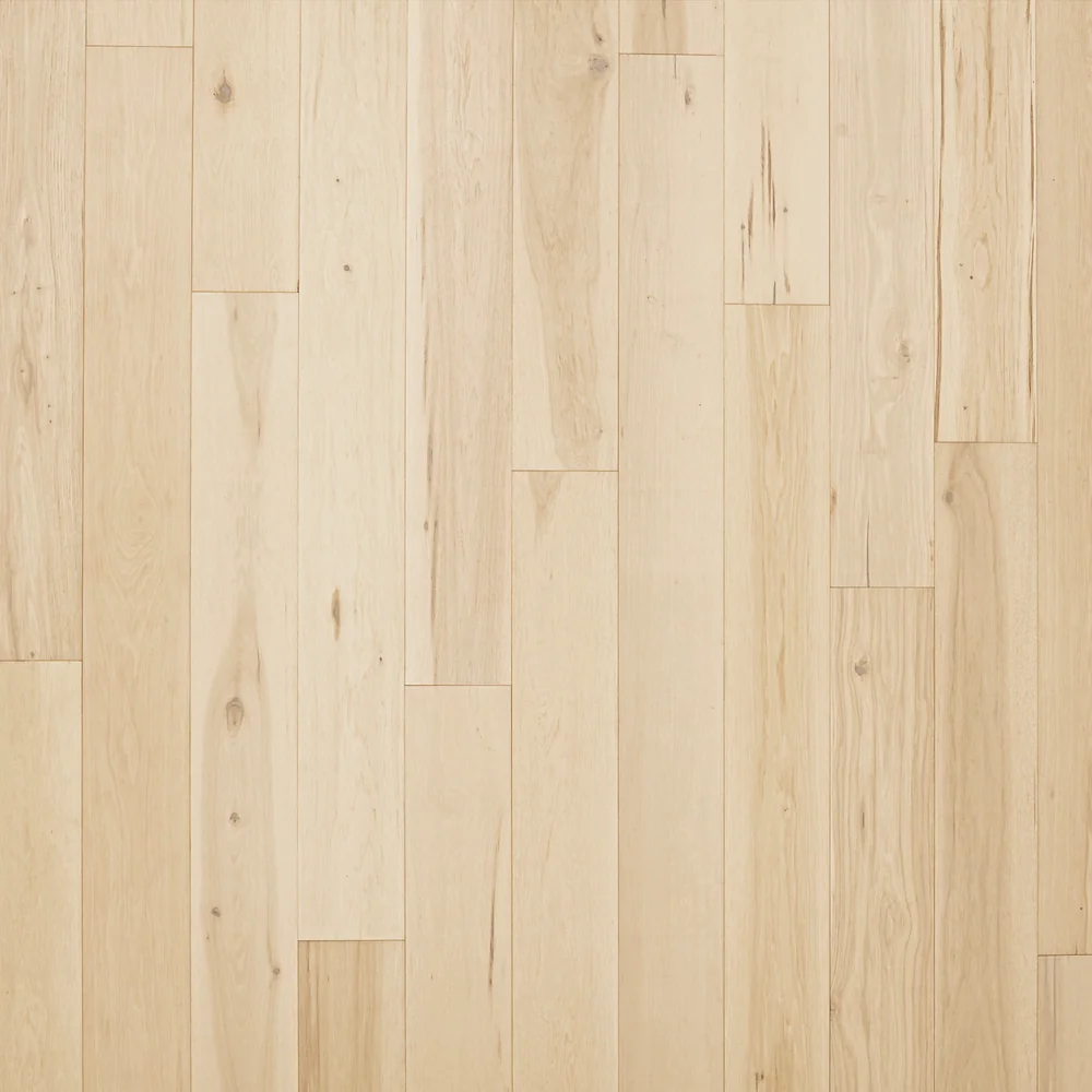 Raw Natural Hickory · Cascade Hills engineered wood product sample
