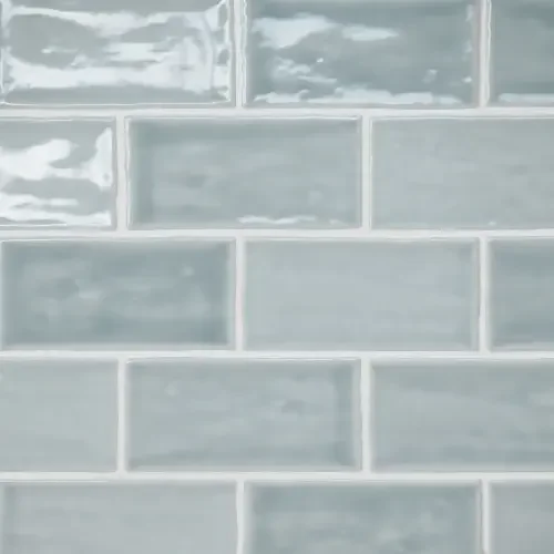 Misty Blue · 2.5" x 5" wall tile product sample