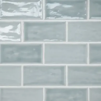 Misty Blue · 2.5" x 5" wall tile product sample