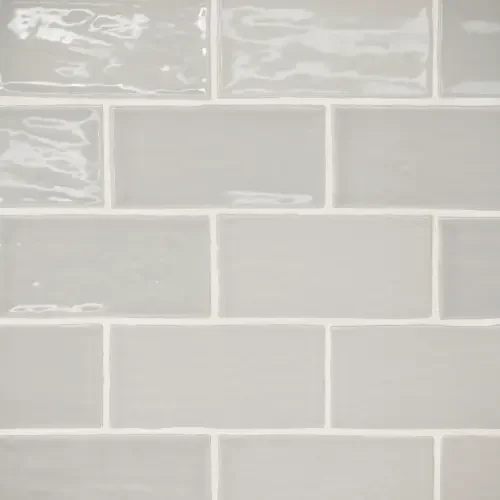 Pebble Gray · 2.5" x 5" wall tile product sample