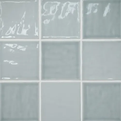 Misty Blue · 4" x 4" wall tile product sample