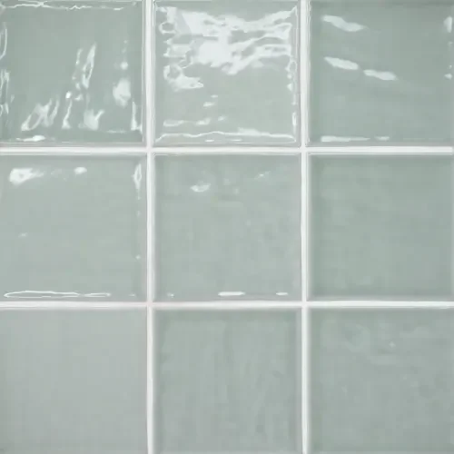 Aloe Green · 4" x 4" wall tile product sample
