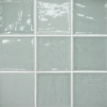 Aloe Green · 4" x 4" wall tile product sample