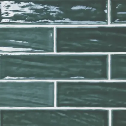 Ocean Teal · 2.5" x 10" wall tile product sample