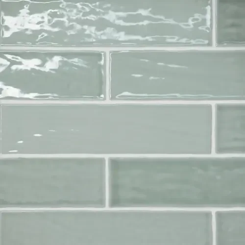 Aloe Green · 2.5" x 10" wall tile product sample