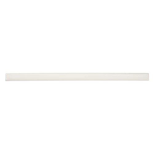 Pearl White glossy ceramic jolly edge trim product photograph