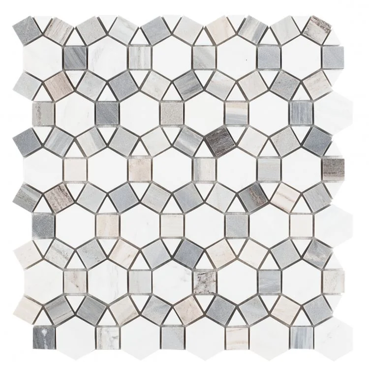 Aether Blue · 11.5" x 12" mosaic product sample