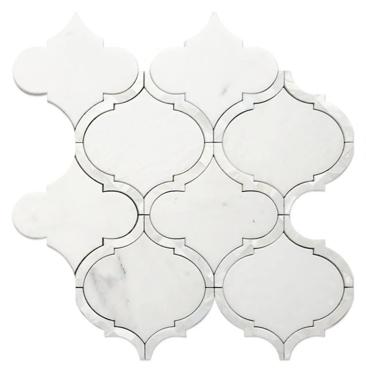 Alice Pearl Snow White · 11.5" x 12" mosaic product sample