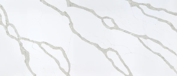Calacatta Bali polished slab photograph; color and pattern reference