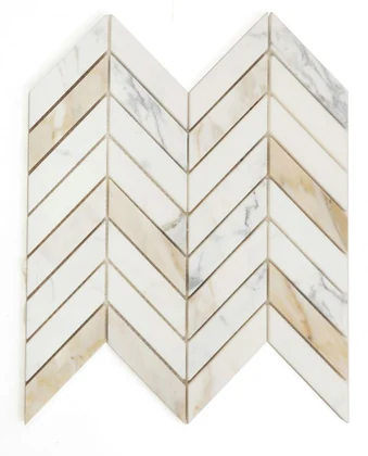 Chevron Calacatta Gold Polished product photograph