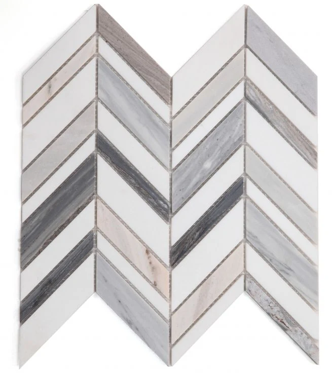 Chevron Shadow Blue product photograph
