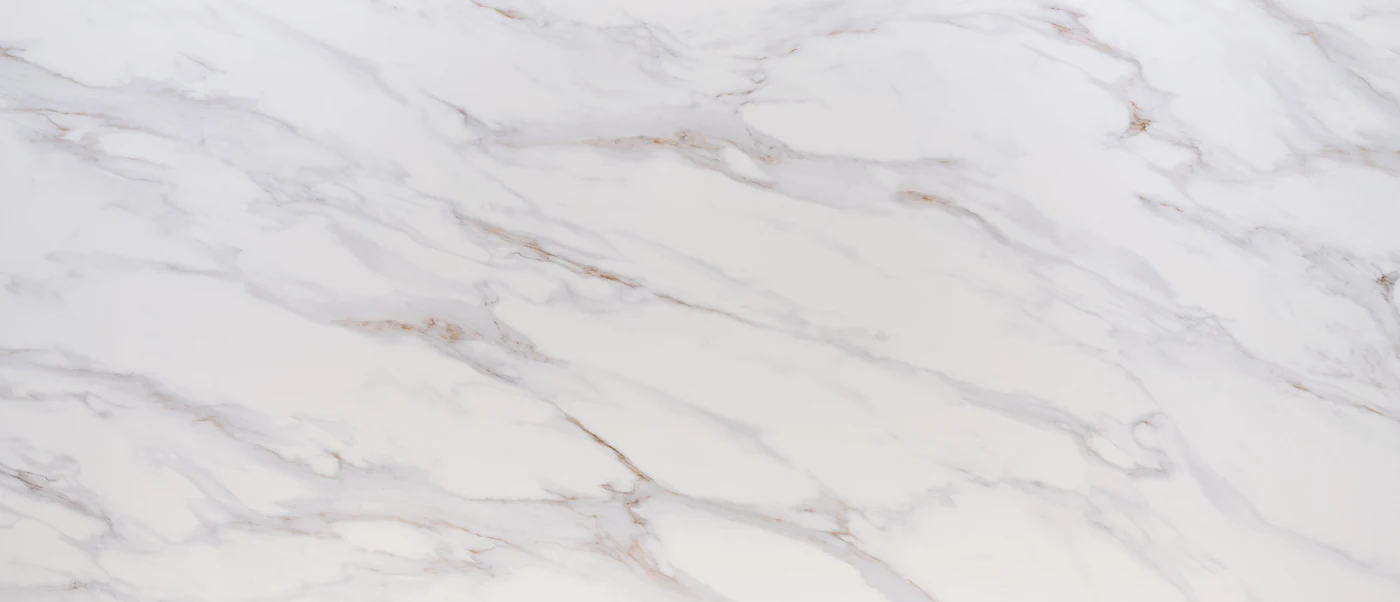 Calacatta Castana polished slab photograph; color and pattern reference