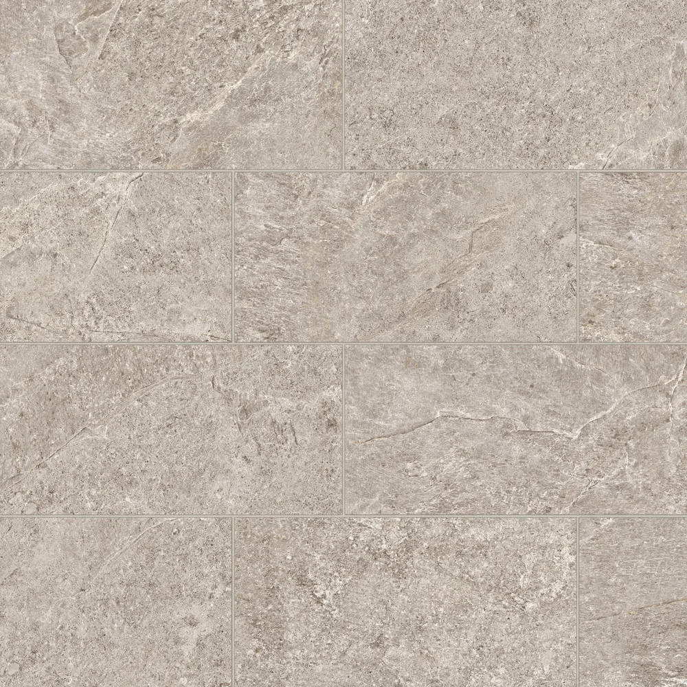 Pewter matte porcelain field tile product photograph