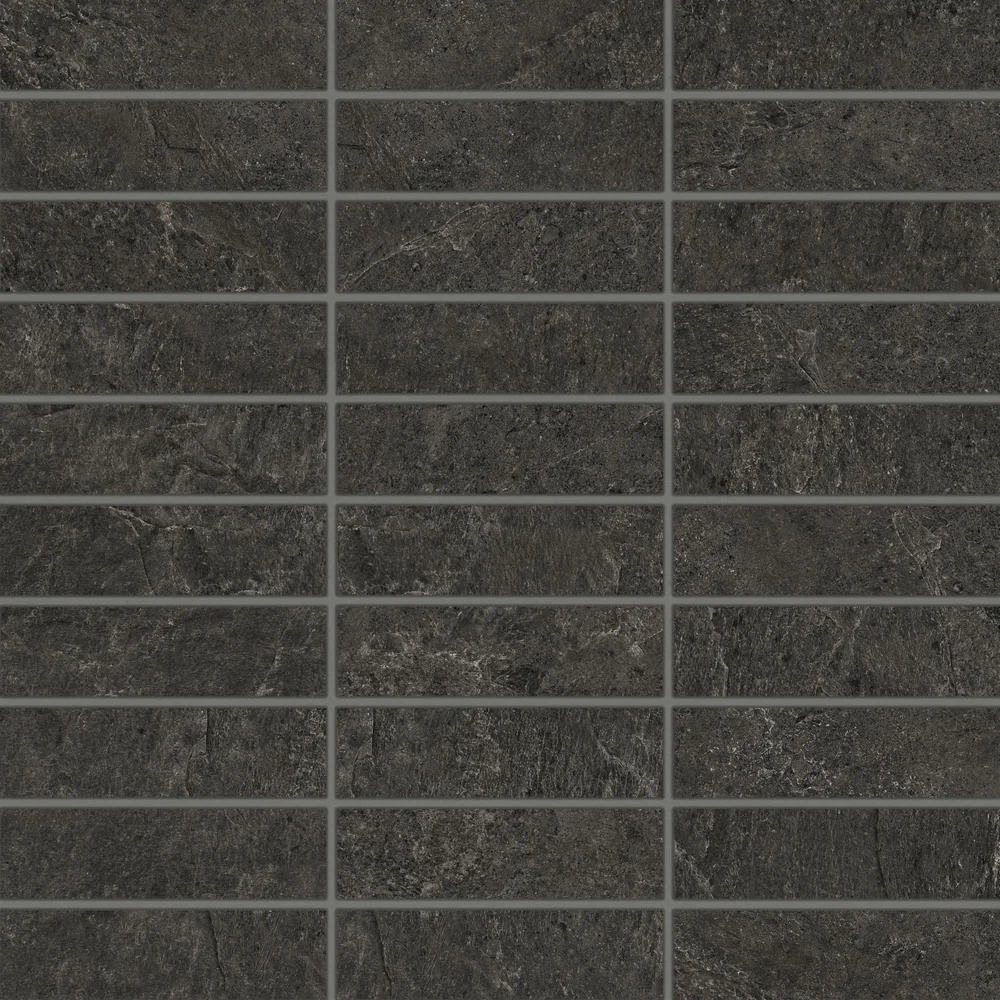 Slate matte porcelain mosaic product photograph