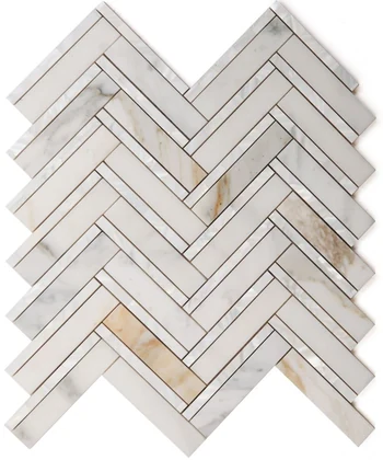 Diana Herringbone Calacatta product photograph