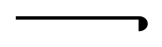 OYSTER · Regal Heights stair-tread profile illustration; ordering color is not depicted