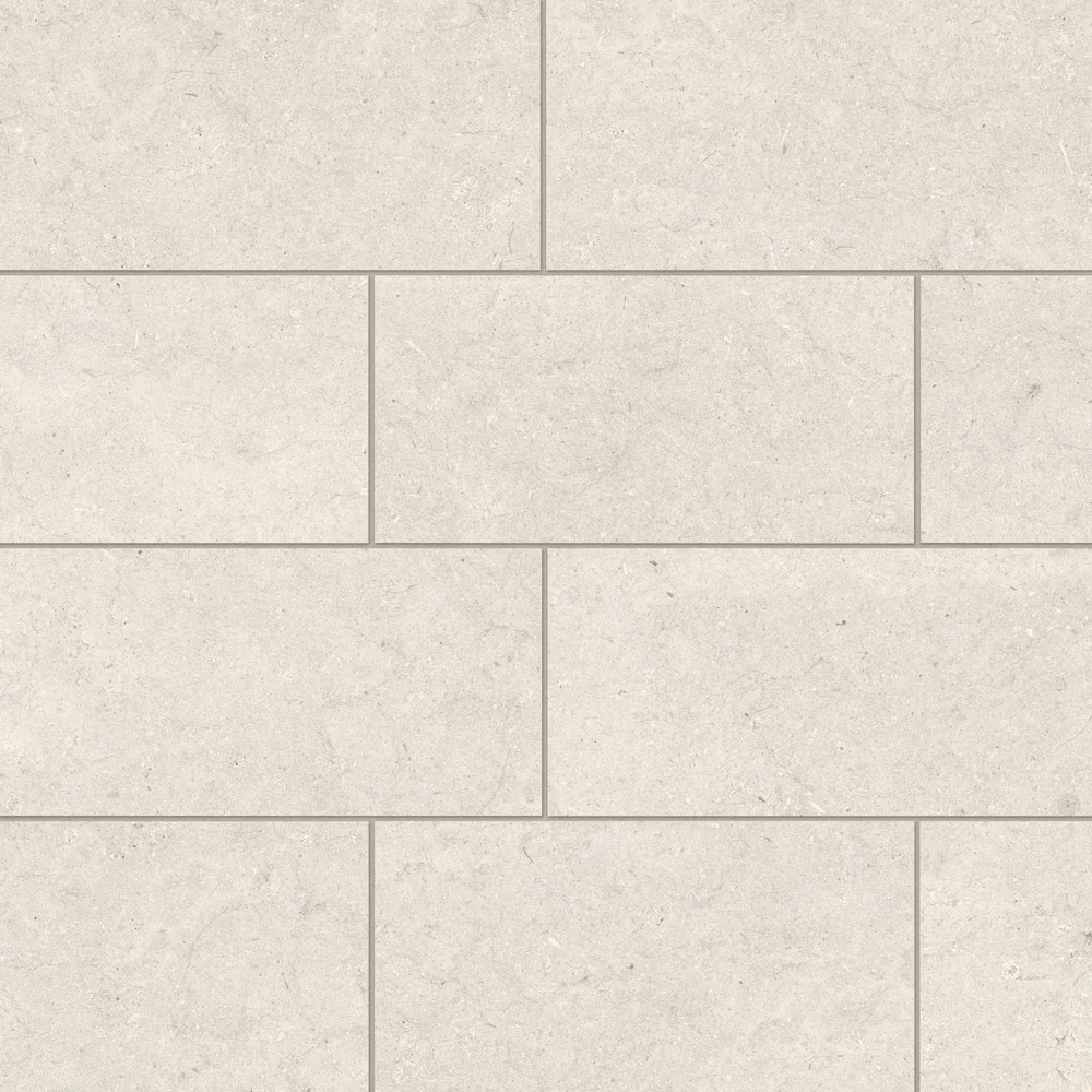 Ivory matte porcelain field tile product photograph