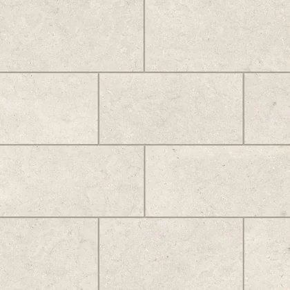 Ivory matte porcelain field tile product photograph