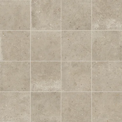 Ecru matte porcelain field tile product photograph