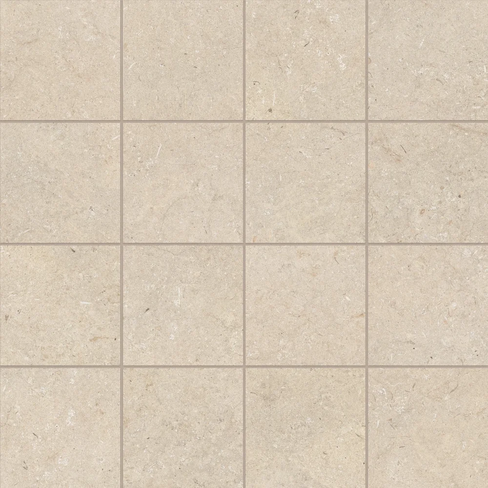 Beige matte porcelain field tile product photograph