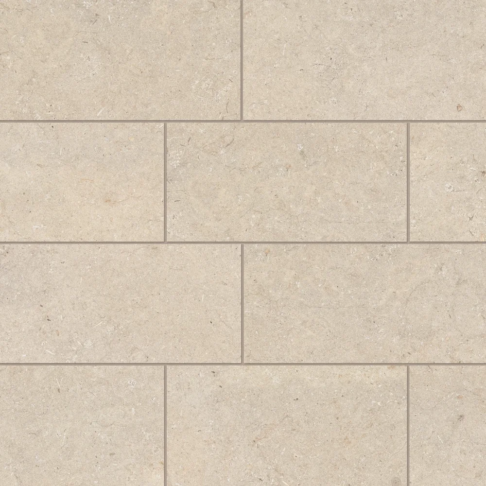 Beige matte porcelain field tile product photograph
