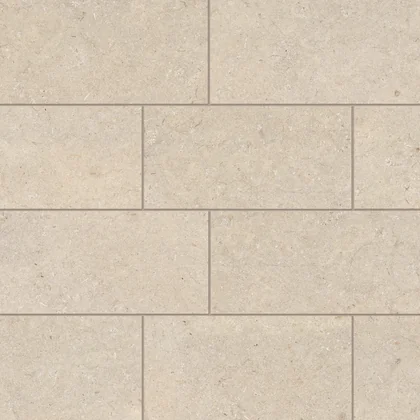 Beige matte porcelain field tile product photograph
