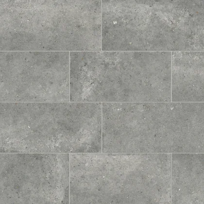 Grey matte porcelain field tile product photograph